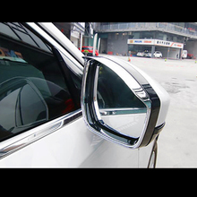 Accesorios de coche para Jaguar F-PACE fpace, espejo retrovisor cromado ABS para coche, bloqueo de lluvia, cejas, cubiertas de molduras, 2016, 2017, 2018 2024 - compra barato