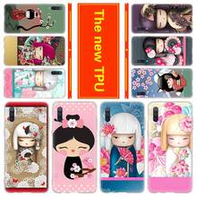 Funda de silicona suave para Xiaomi Mi 11, 10, 8, A3, A2, Cc9 Lite, 9, 11Pro, A1, 5x, 6x, Ultra Cover, kawaii, japonés, Kokeshi Doll 2024 - compra barato