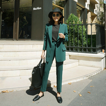 Pant suits for women suit female new style fashion temperament slim office ladies commercial OL uniform two-piece suit 2024 - buy cheap