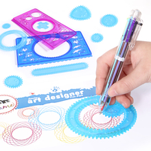Spirograph Drawing set Designs Interlocking Gears&Wheels Baby's Art Early Educational Painting Kit With 1pc Colorful Pen toys 2024 - buy cheap