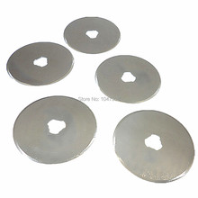 1/5/10x 45mm Rotary Cutter Blades Quilters Sewing Fabric Craft Vinyl Paper Spare Blades Cut Fabric Leather Quilters Sewing Blade 2024 - buy cheap