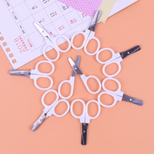 Mini Safety Round Head Plastic Scissors Student Kids Paper Office Cutting Supplies for Kindergarten School 2024 - buy cheap
