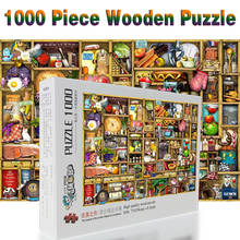 Kitchen 520/1000/1500pcs wooden puzzles for adult DIY cartoon wood jigsaw puzzle educational 3D puzzle toys for child kid gift 2024 - buy cheap