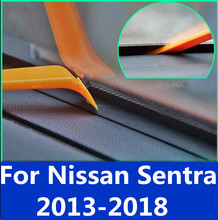 Painel de instrumentos para nissan sentra 2007-2012, capa com vedação de fio à prova de som, decoração, à prova de poeira 2024 - compre barato