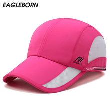 EAGLEBORN ультратонкая и быстросохнущая ткань для женщин и мужчин, летняя быстросохнущая сетчатая шапка, шапка для бега, женские шапки, дышащие шапки 2024 - купить недорого