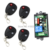 Controle remoto para interruptor rf sem fio, ac110v 220v 1 ch 1 ch, transmissor e receptor 315/433 mhz sku: 5069