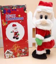 Christmas electric Santa Claus toys dynamic shaking music electric doll toys Christmas decorations gifts 2024 - buy cheap