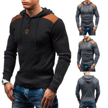 HIRIGIN Newest Men's Winter Slim Hoodie Warm Hooded Sweatshirt Coat Autumn Pop Casual Winter Thick Outwear 2024 - buy cheap