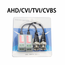 Transmisor y adaptador de alta definición AHD, CVI, TVI, cámara BNC a UTP, transceptor pasivo Balun de vídeo, 300m 2024 - compra barato