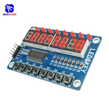 8 bits tm1638 módulo digital de led tubo 8 chaves avr módulo de exibição para braço arduino 2024 - compre barato