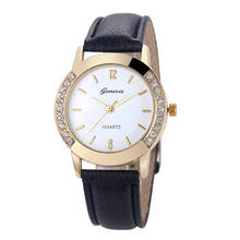 Casual Simple Business Watches Geneva Fashion Women Men Diamond Analog Leather Quartz Wrist Watch Watches Relogio Masculino B5 2024 - buy cheap