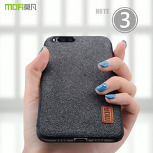 Funda para xiaomi mi note 3, cubierta trasera de silicona suave con borde, textil, capa completa, MOFI 2024 - compra barato