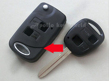 Funda de llave remota plegable para Toyota Camry Prado Previa Vela, carcasa con 2 botones, sin llave 2024 - compra barato