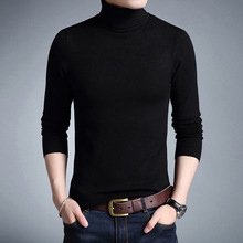 2020 Fashion Brand New Turtleneck Sweater Men Mens Pullover Slim Fit Jumpers Knitred Autumn Casual Men Clothes Pull Homme 2024 - buy cheap