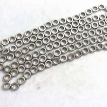HOT silver-color hematite stone circle/Ring shape 6mm 8mm 10mm 12mm loose Beads 15 inches B211 2024 - compra barato