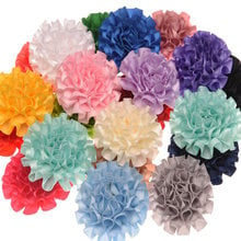 80pcs Boutique 6cm Flower Hair Accessories DIY Flowers for Headwear Cute Flower Accessory Without clips 2024 - buy cheap