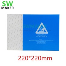 1 шт. тепло наклейки для кровати Hotbed лист лента синий 220*220/300*300 мм для Wanhao i3 Anet A8 A6 3D принтер печать сборка платформой 2024 - купить недорого
