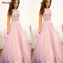 Pink Lace Mother of the Bride Dresses for Wedding Party Plus Size Sexy Evening Gowns Groom Godmother Dinner Dresses 2018 2024 - buy cheap