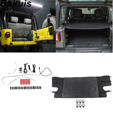 For Jeep Wrangler JL 2018 Wrangler trunk Cover curtain Car Trunk Lights Rear Tail LED Lamps For Jeep Wrangler JL 2024 - buy cheap