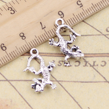 20pcs Charms Gecko Lizard 21x15mm Tibetan Silver Color Pendants Antique Jewelry Making DIY Handmade Craft 2024 - buy cheap