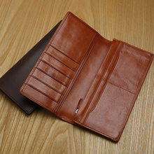 LANSPACE genuine leather men's purse designer coin purses holders famous brand wallet 2024 - buy cheap