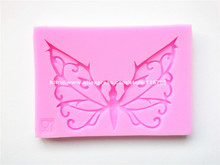 Free Shipping Butterfly Shaped Silicone Lace Mold Cake Decoration Fondant Cake 3D Food Grade Silicone Mould  054 2024 - buy cheap