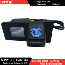 Fuuwayda-espelho retrovisor automotivo com guia e câmera de estacionamento, para sony ccd, compatível com ssangyong rexton/ssang yong kyron 2024 - compre barato