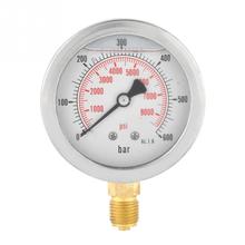 Medidor de pressão da água hidráulica, ferramenta de medição, 0-600bar g, 1/4 ", 63mm, medidor de pressão 2024 - compre barato