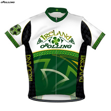 Maillot de ciclismo del equipo nacional de IRELAND clásico, camisetas personalizadas, novedad 2024 - compra barato