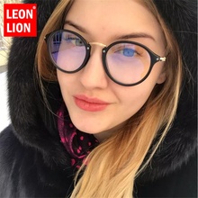 Leonlion-óculos de proteção da luz azul, armação redonda e transparente, óculos para uso no computador, 2021 2024 - compre barato
