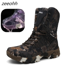 Calçado masculino esportivo e tático, novo calçado com sola de borracha para caminhadas ao ar livre, caça e montanha 2024 - compre barato