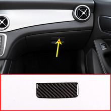 Real Carbon Fiber Car Glove Storage Box Stickers For Mercedes benz A GLA CLA Class W176 C117 2013-2018 Auto Accessories 2024 - buy cheap