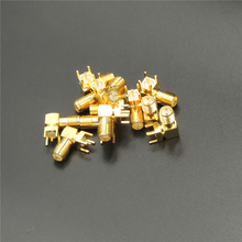 50pcs/lot Gold SMA female right angle solder PCB mount RF connector Adapter 2024 - buy cheap