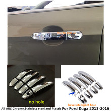 Car Styling Stick Frame Lamp Trim ABS Chrome Door Handle Armrest Handrail Panel 8pcs For Ford Kuga Escape 2013 2014 2015 2016 2024 - buy cheap