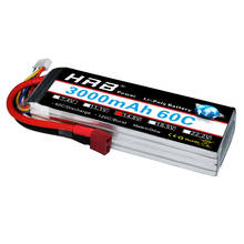 HRB 4s Lipo Battery 14.8V 3000mAh 60C RC LiPo Bateria for RC Car Helicopter Quadcopter Boat Airplane 2024 - buy cheap