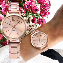 Women stainless steel luxury fashion casual gold women watches bracelet Watch Luxury Analog Quartz Wristwatch A40 2024 - buy cheap