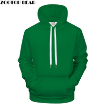 Green Hoodie Men Hoody Novelty Sweatshirt Pocket Tracksuits Casual Coat Pullover Coat Streetwear Clothing Drop Ship ZOOTOP BEAR 2024 - buy cheap