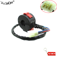 XLSION Aftermarket 7 Pin Kill Starter головной выключатель света в сборе для Sunl Roketa Kazuma Coolster 50cc 70cc 110cc 125cc 2024 - купить недорого