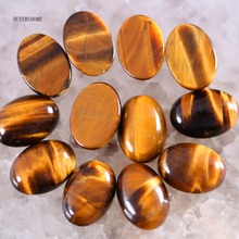 18x13MM&16x12MM CAB Cabochon Oval Natural Stone Beads Gold Tigereye For Jewelry Making Necklace Pendant Bracelet Earrings 10Pcs 2024 - buy cheap