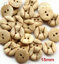 50pcs/lot Size:15mm Natural Coconut Buttons Round Button for Craft Garment Accessories(KK-1251) 2024 - buy cheap