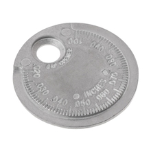 Medidor de abertura da vela de ignição, ferramenta de medição tipo moeda, alcance de 0.6-2.4mm, escala fácil de ler 2024 - compre barato