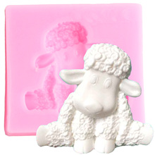 Sheep Fondant Mold Baby Birthday Party Cake Decorating Tools 3D Silicone Molds Kitchen Baking Chocolate Candy Moulds 2024 - buy cheap