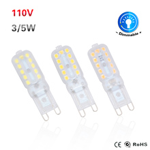 10Pcs Mini G9 Led Lamp 3W 5W AC 110V 127V  Led Light SMD 2835 G9 LED Bulb Replace 100W Halogen Light For Crystal Chandelier Drop 2024 - buy cheap