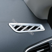 Для Hyundai Elantra Avante 2016 2017 ABS Матовый автомобильный передний маленький декоративный чехол для выпускного отверстия воздуха отделка стикер автостайлинг 2 шт. 2024 - купить недорого