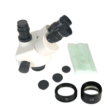 3.5X-90X simul-focal Trinocular Zoom estéreo microscopio cabeza can con 0.5X 2.0X lente objetivo para reparación PCB de teléfono 2024 - compra barato