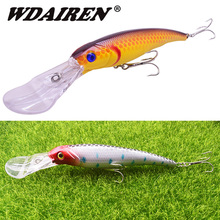 1 pçs afundando grandes iscas de pesca minnow iscas duras 16cm 28g jerkbait colher artificial wobblers enfrentar baixo carpa isca isca 2024 - compre barato