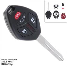 Keyless 313.8MHz 4 Buttons Remote Key Fob with ID46 Chip OUCG8D-620M-A for 2006 2007 Mitsubishi Eclipse 2024 - buy cheap