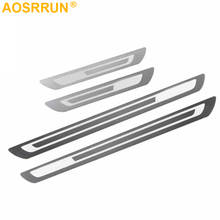 AOSRRUN Stainless steel door sill scuff plate Stickers Car Accessories For Volkswagen VW Golf 6 MK6 2009-2013 Car-styling 2024 - buy cheap