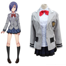 2017 Cosplay Anime Tokyo Ghoul Touka Kirishima Cosplay Costume School Uniform 2024 - buy cheap