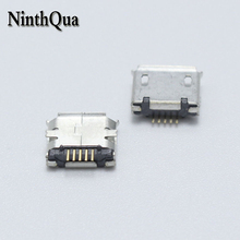 10 Uds. Conector Micro USB 5pin SMD 2 Leg 5p, puerto de datos, puerto de carga, piezas de bricolaje 2024 - compra barato